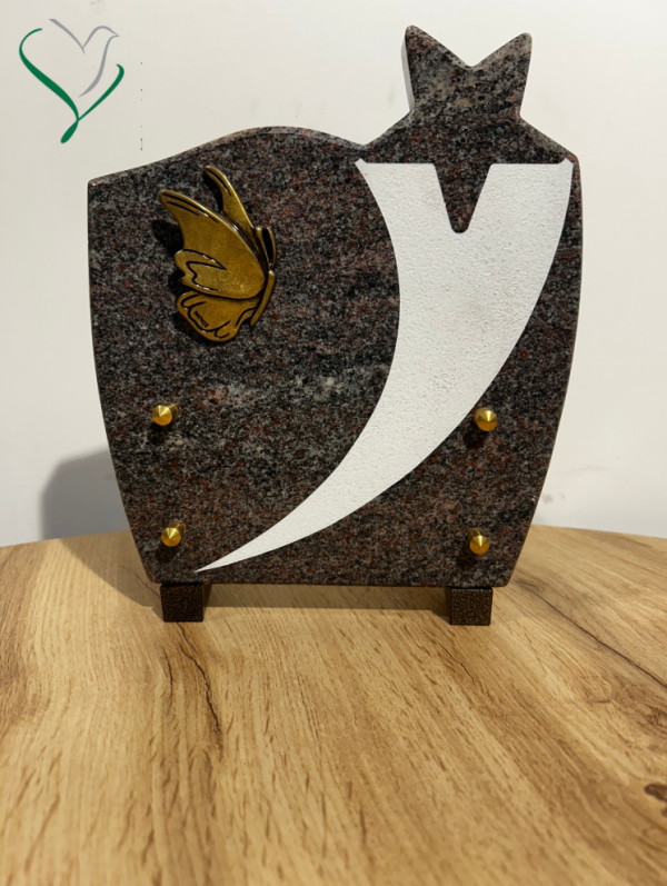 granit papillon etoile