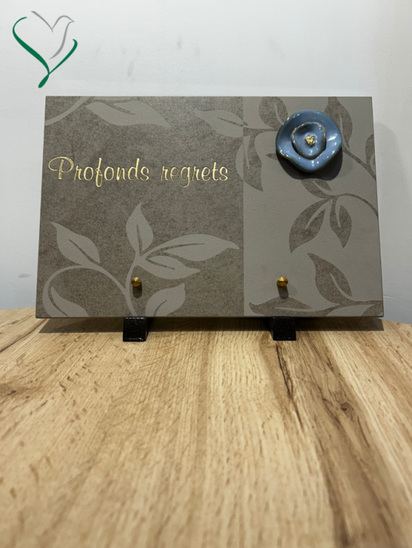 plaque profond regret
