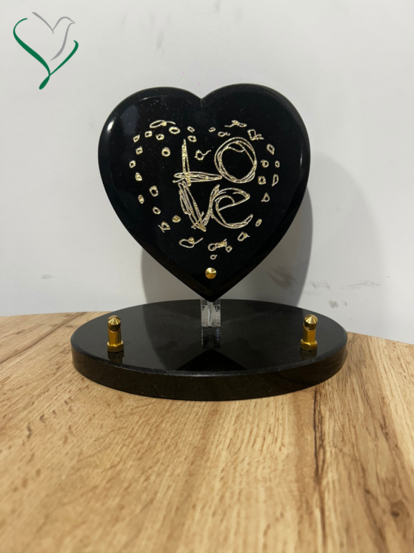 plaque coeur love